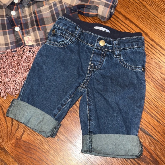 Gypsy south plaid button down with jeans - Picture 3 of 3